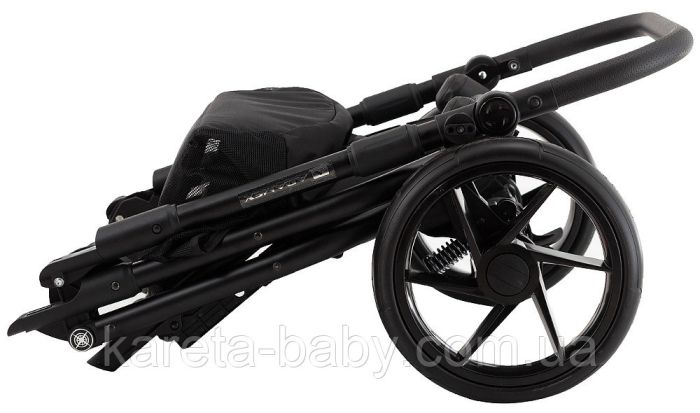 Коляска 2 в 1 Adamex Hybryd Plus BR243 светло-бежевый - светло-бежевая кожа (выдавленная точка)