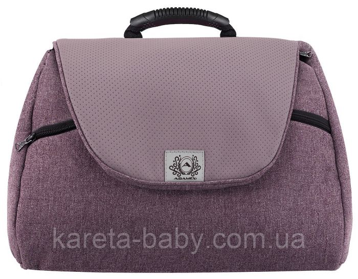 Коляска 2 в 1 Adamex Hybryd Plus BR224 сиреневый - сиреневая кожа (выдавленная точка)