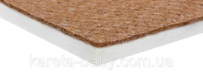 Матрас Babyroom BKP-7 (кокос, поролон) 7 см  белый