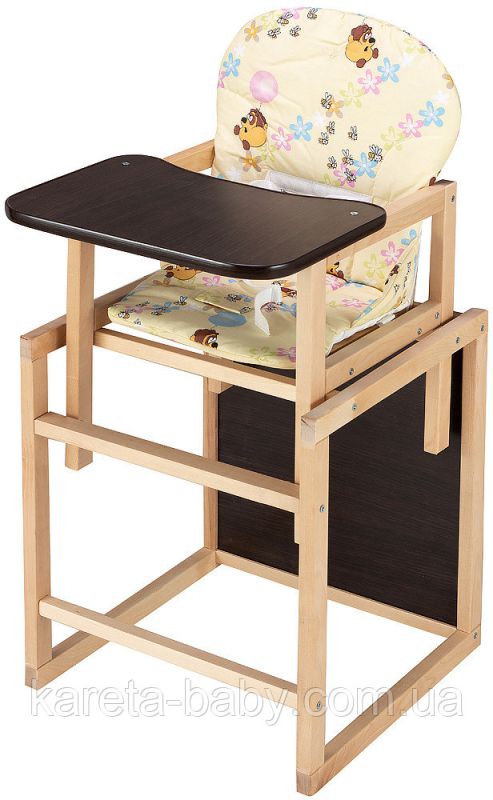 Стульчик- трансформер Babyroom Карапуз-100 eko МДФ столешница  бежевый (винни пух)