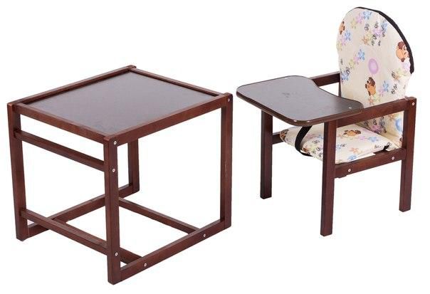 Стульчик- трансформер Babyroom Карапуз-120 тонированный МДФ столешница бежевый (винни пух) бежевый (винни пух)