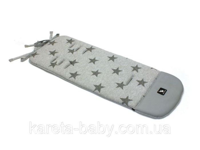 Матрас в коляску Cottonmoose Leather 590/28/49/106 gray star cotton jersey melange cotton jersey (серый меланж
