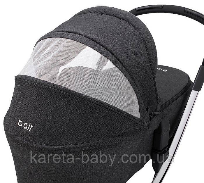Коляска 2 в 1 Bair Electra B-touch system BE-01 black (чорний)