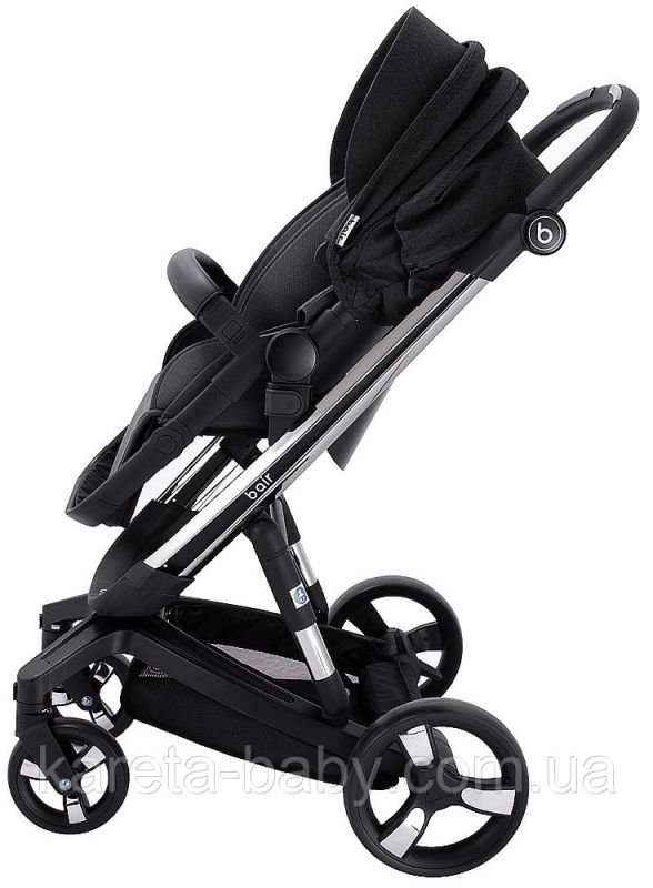 Коляска 2 в 1 Bair Electra B-touch system BE-01 black (чорний)