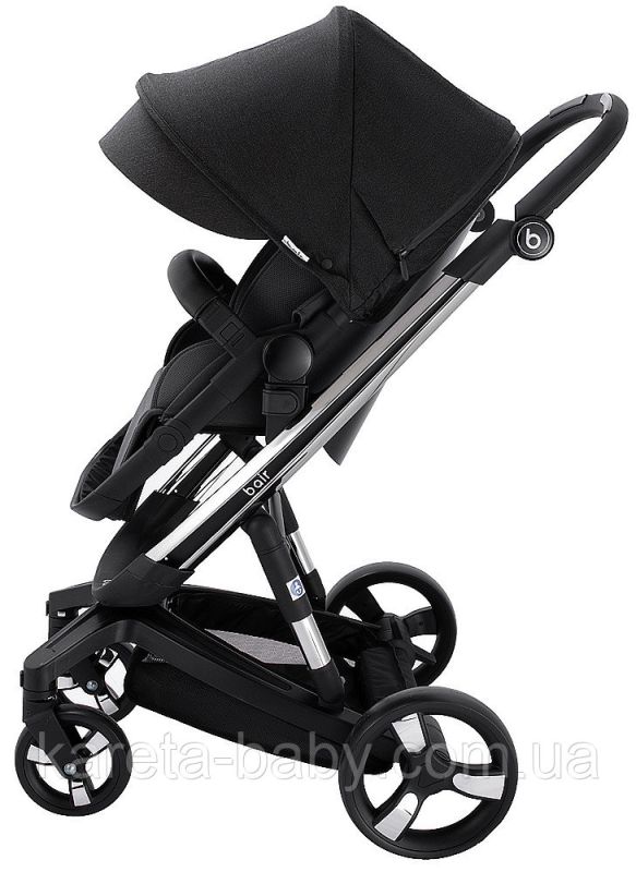 Коляска 2 в 1 Bair Electra B-touch system BE-01 black (чорний)