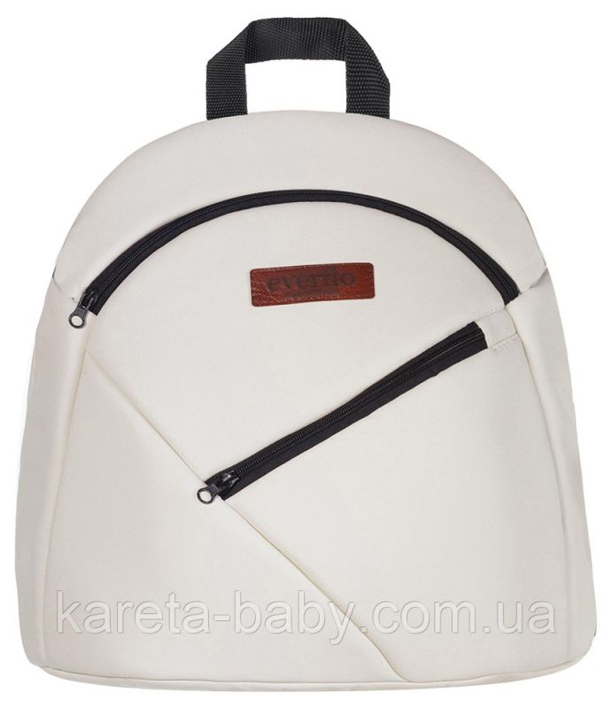 Коляска 2 в 1 Everflo Bliss кожа 100% E-1 белый
