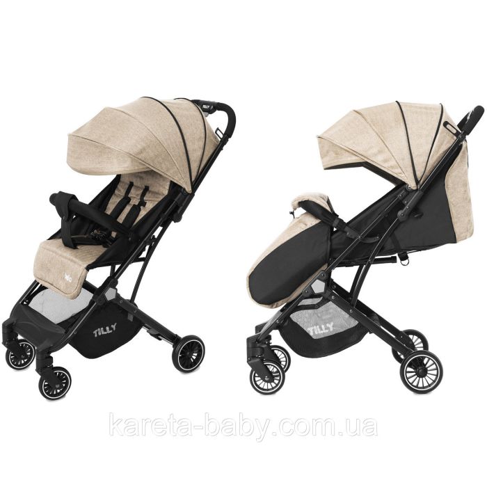 Прогулочная коляска Tilly Bella T-163 Linen Beige +дождевик S/1/