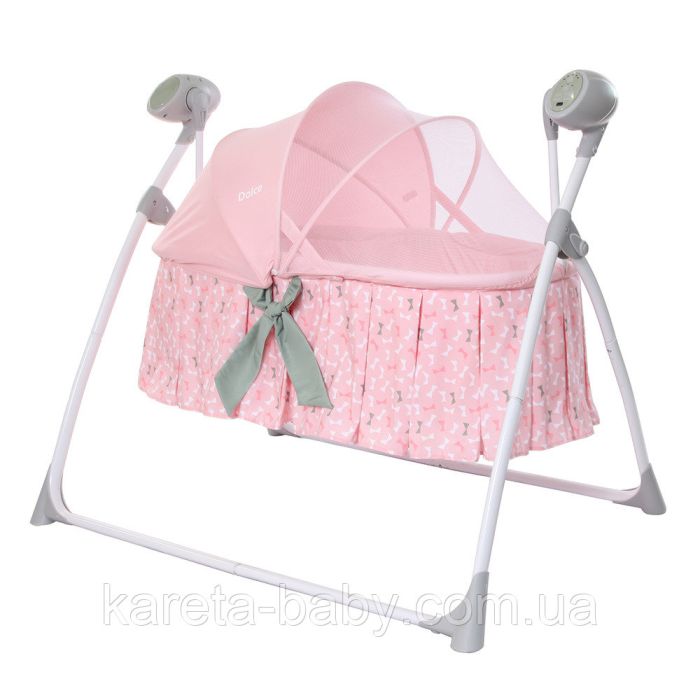Люлька-качели CARRELLO Dolce CRL-7501 Bow Pink /1/ MOQ