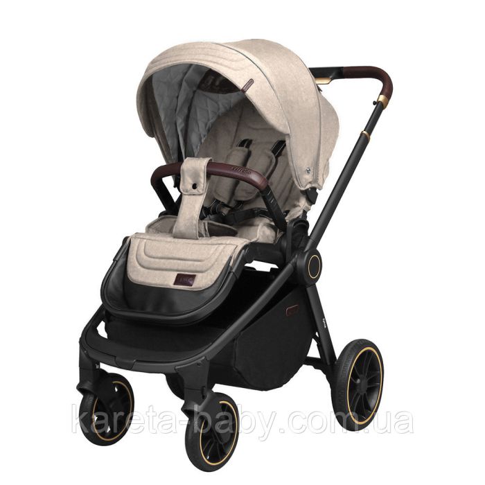 Прогулянкова коляска CARRELLO Epica CRL-8509 Almond Beige + дощовик