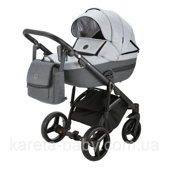 Коляска 2 в 1 Adamex Cortina CT-103 Сірий