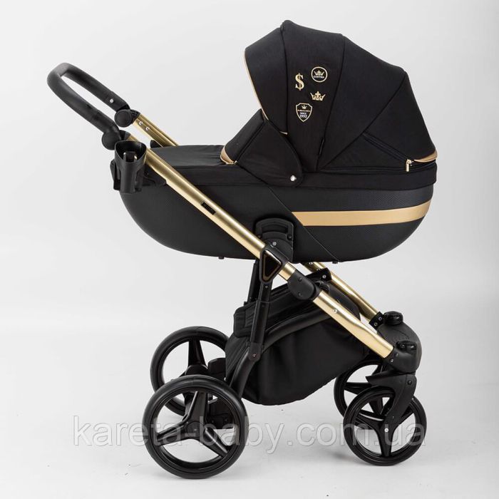 Коляска 2 в 1 Adamex Cortina CT-400 чорна