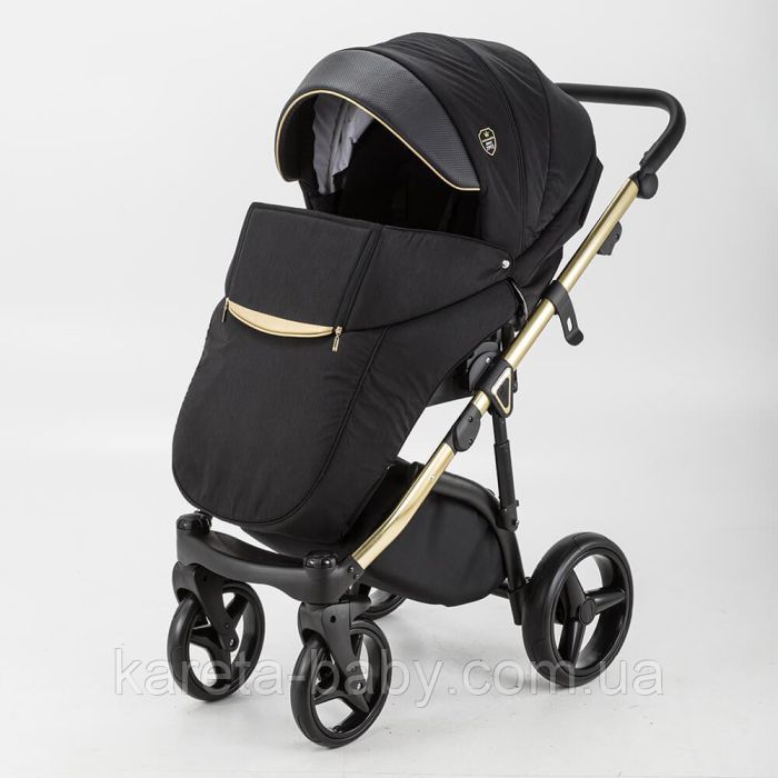 Коляска 2 в 1 Adamex Cortina CT-400 чорна