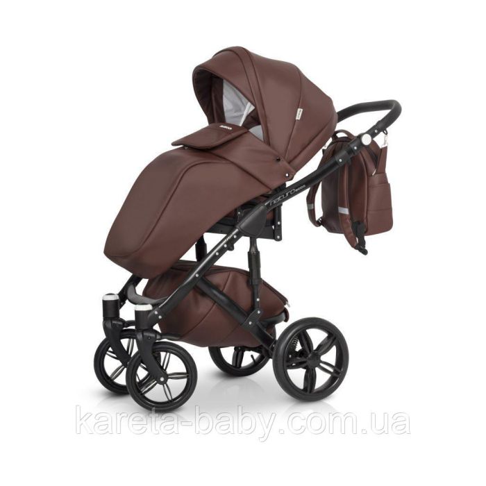 Коляска 2 в 1 Riko Naturo Ecco 03 Chocolate