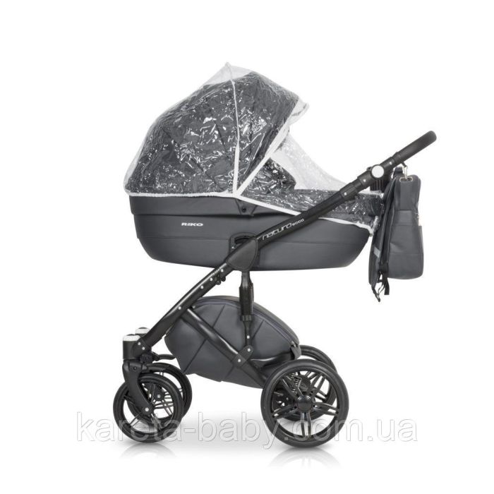 Коляска 2 в 1 Riko Naturo Ecco 04 Antracite