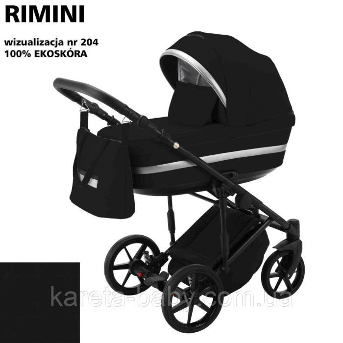 Коляска 2 в 1 Adamex Rimini ECO шкіра 100% RI-204
