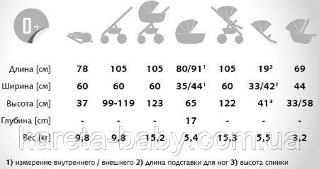 Коляска 3 в 1 Verdi Mirage Limited , beige, бежевый
