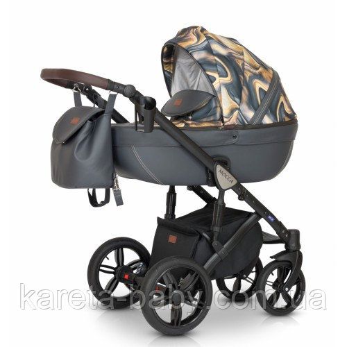 Коляска 3 в 1 Verdi Mocca , 10, графит/аппликация