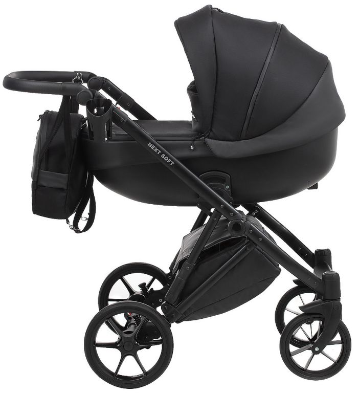 Коляска 2 в 1 Bair Next Soft 02 черный