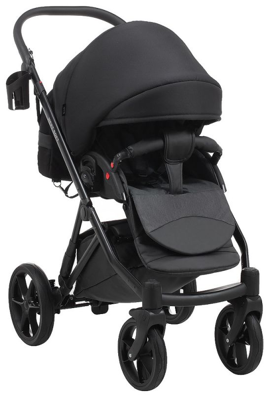 Коляска 2 в 1 Bair Next Soft 02 черный