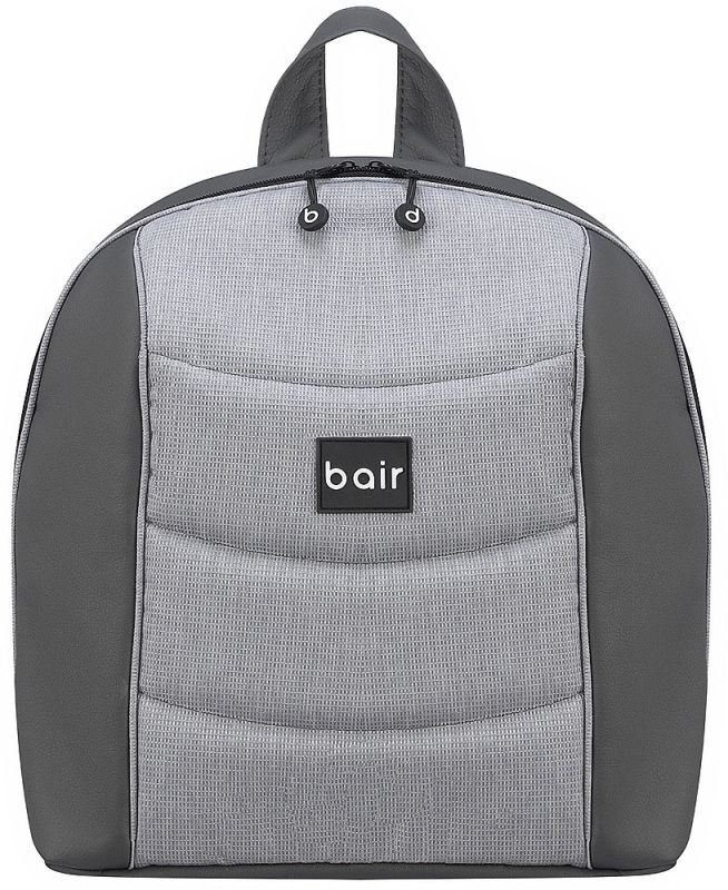 Коляска 2 в 1 Bair Play Plus Soft BPS-218 сірий - графіт (шкіра)