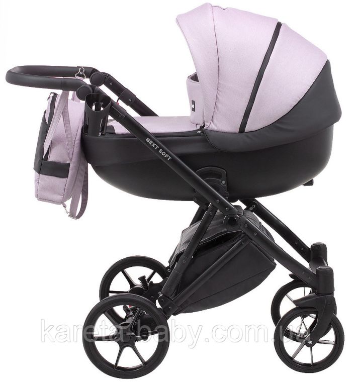 Коляска 2 в 1 Bair Next Soft 04 фіолетовий