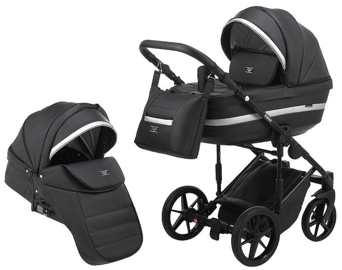 Коляска 2 в 1 Adamex Rimini ECO шкіра 100% RI-204