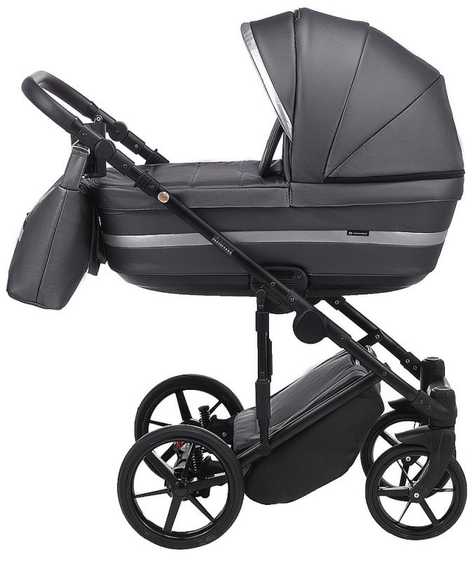 Коляска 2 в 1 Adamex Rimini ECO кожа 100% RI-211