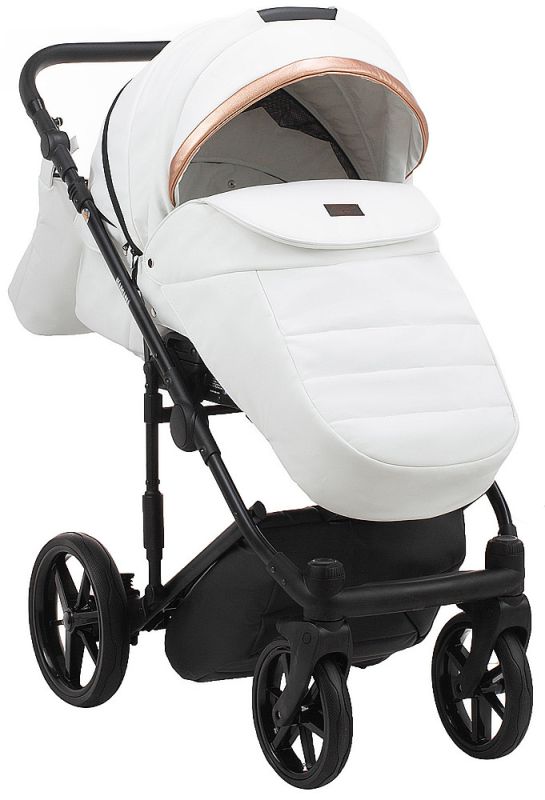 Коляска 2 в 1 Adamex Rimini ECO кожа 100% RI-202