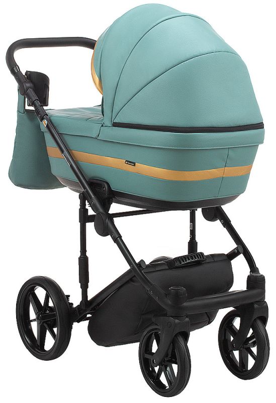 Коляска 2 в 1 Adamex Rimini ECO кожа 100% RI-233