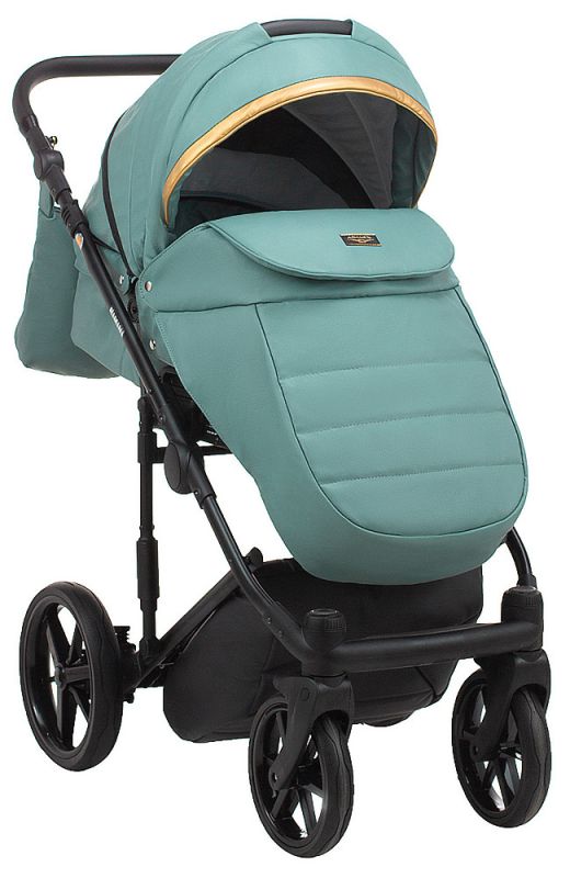 Коляска 2 в 1 Adamex Rimini ECO кожа 100% RI-233