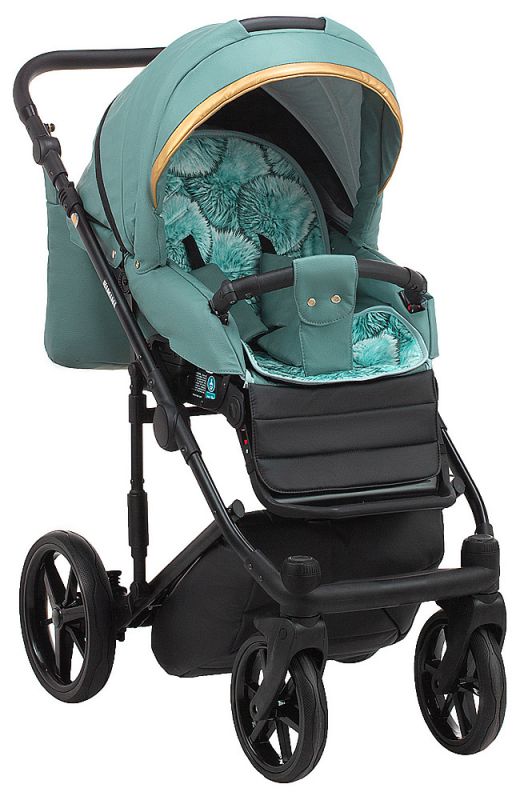 Коляска 2 в 1 Adamex Rimini ECO кожа 100% RI-233