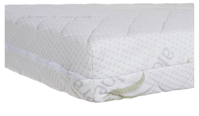 Матрас Babyroom Aloe Vera (кокос, поролон, кокос) - 7 см.  белый