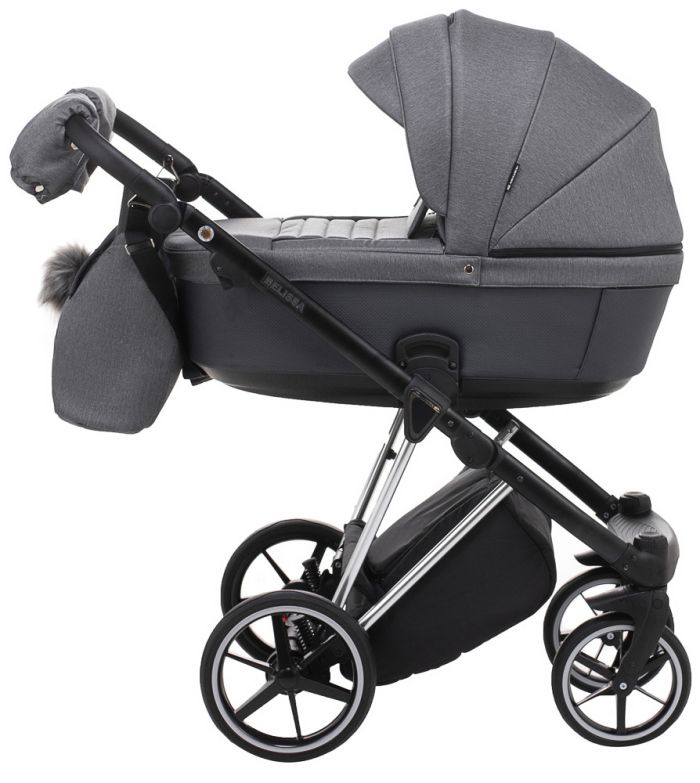 Коляска 2 в 1 Adamex Belissa Special Edidion (Chrome) PS-609