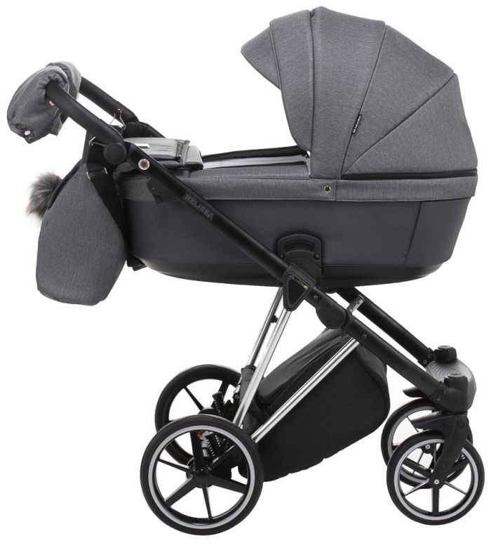 Коляска 2 в 1 Adamex Belissa Special Edidion (Chrome) PS-609
