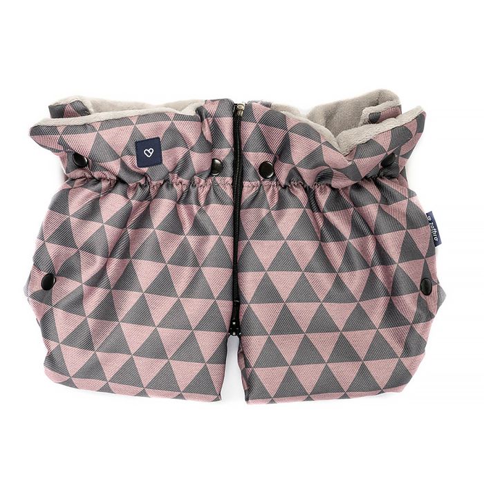 Муфта Womar (Zaffiro) MUF 2in1 geo pink (рожева пудра ромб)
