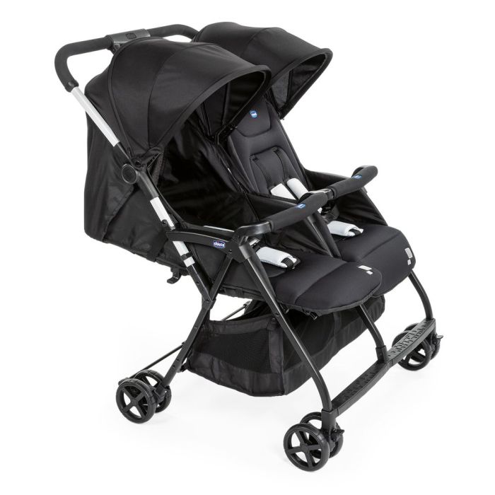 Прогулочная коляска для двойни Chicco Ohlala Twin Black
