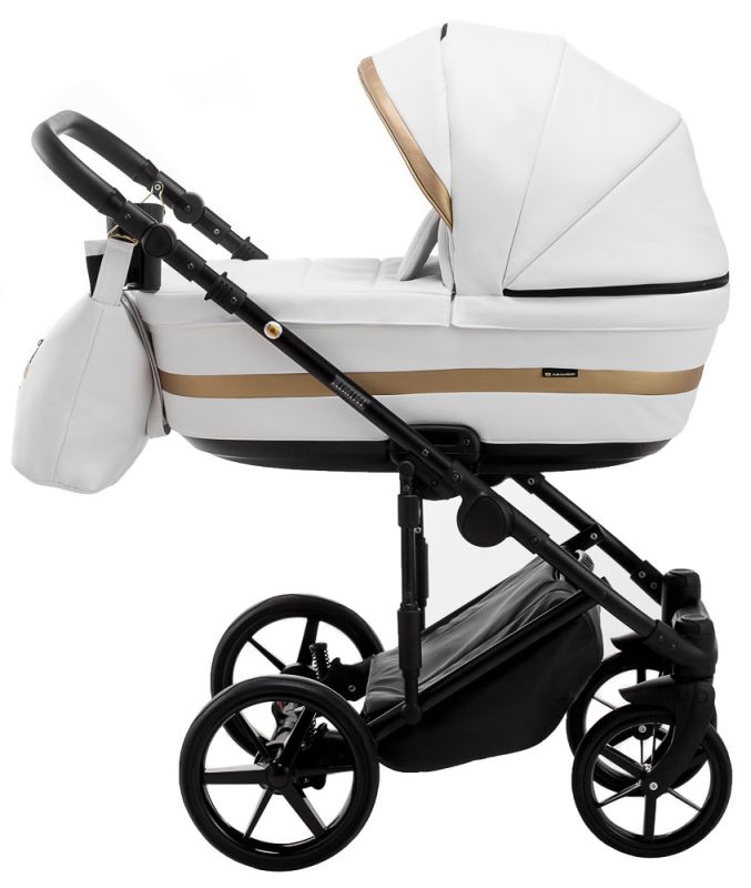 Коляска 2 в 1 Adamex Rimini ECO кожа 100% RI-200