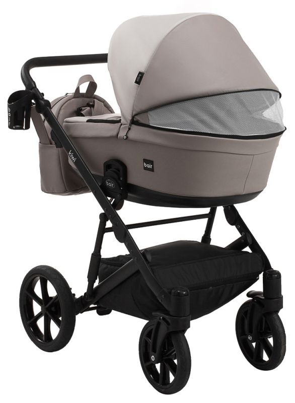 Коляска 2 в 1 Bair Kiwi кожа 100% BK-14/13 беж - капучино