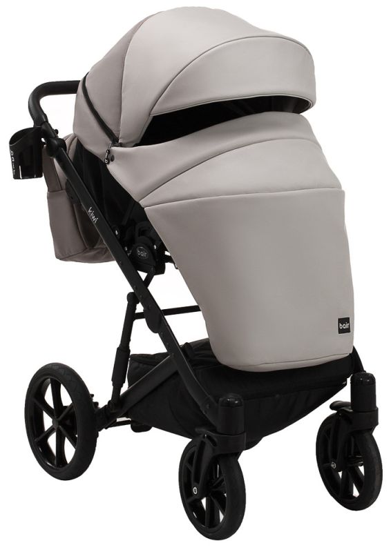 Коляска 2 в 1 Bair Kiwi кожа 100% BK-14/13 беж - капучино