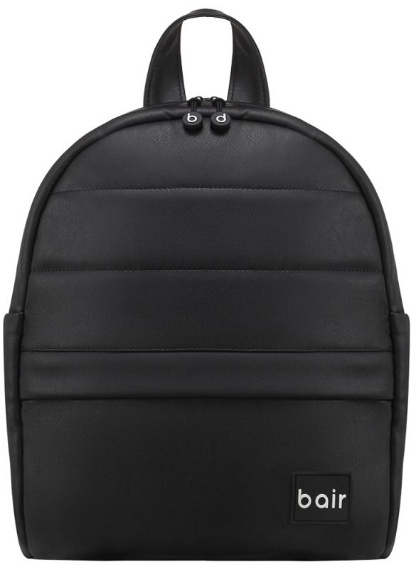 Коляска 2 в 1 Bair Kiwi кожа 100% BK-15 черный