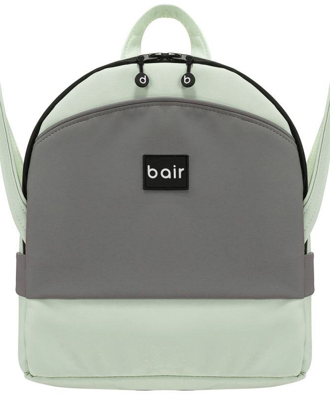 Коляска 2 в 1 Bair Next White кожа 100% 67 мятный