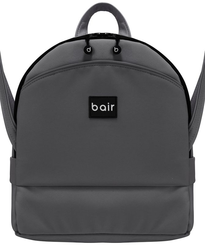 Коляска 2 в 1 Bair Next White кожа 100% 63 серый