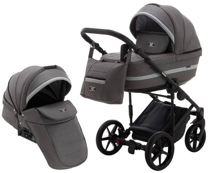 Коляска 2 в 1 Adamex Rimini ECO кожа 100% RI-260