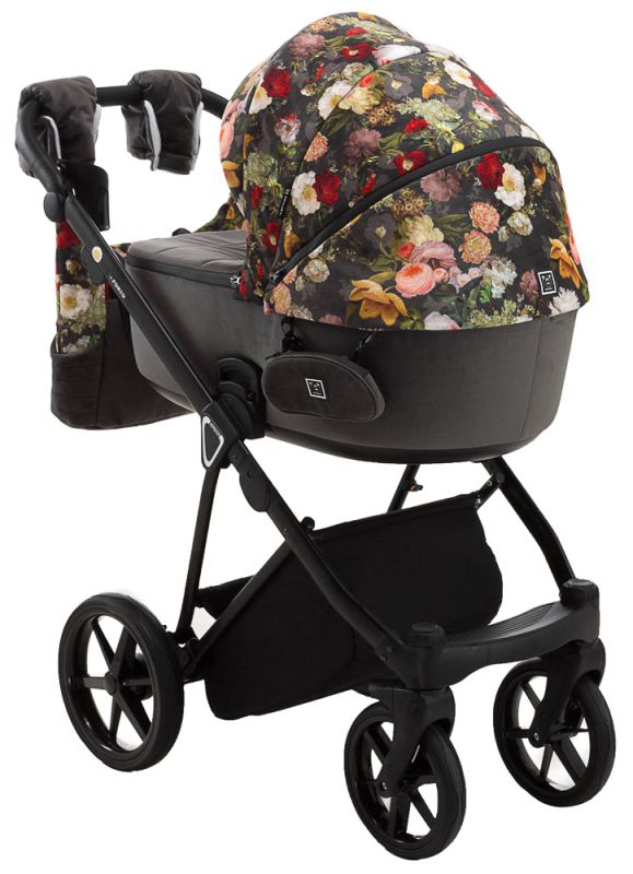 Коляска 2 в 1 Adamex Porto Flowers-PR-1