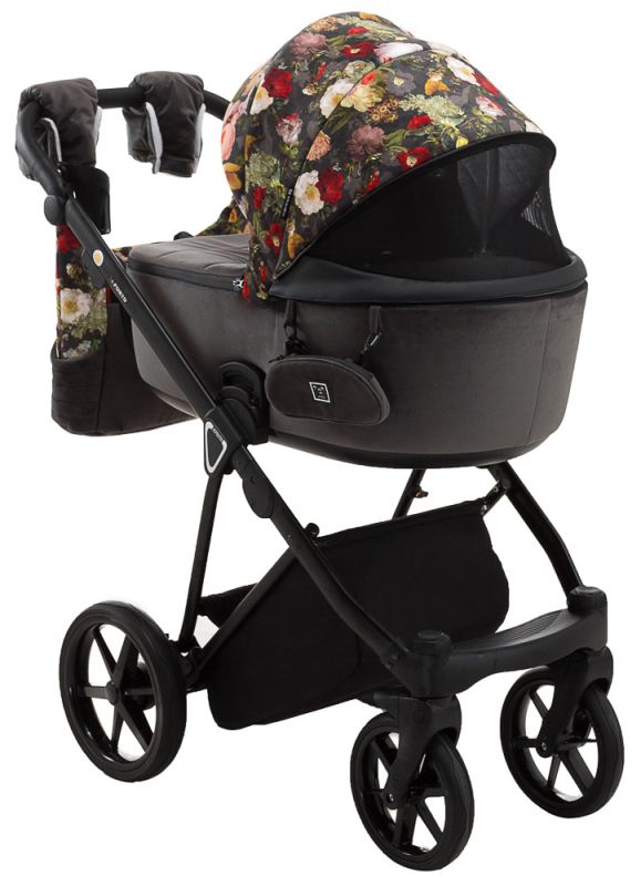 Коляска 2 в 1 Adamex Porto Flowers-PR-1