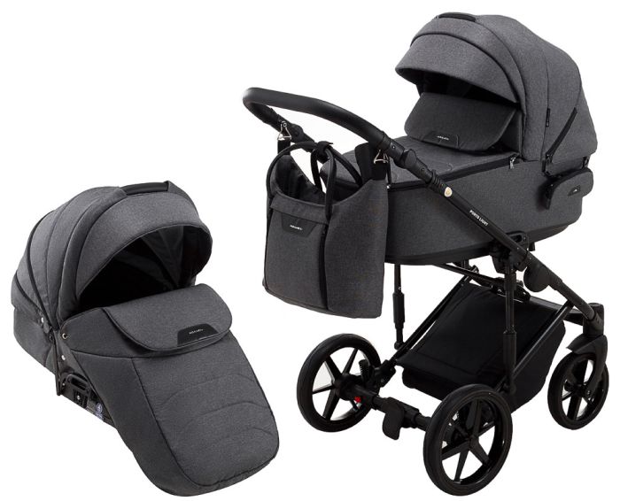 Коляска 2 в 1 Adamex Porto Light Tip TK-57 графіт 