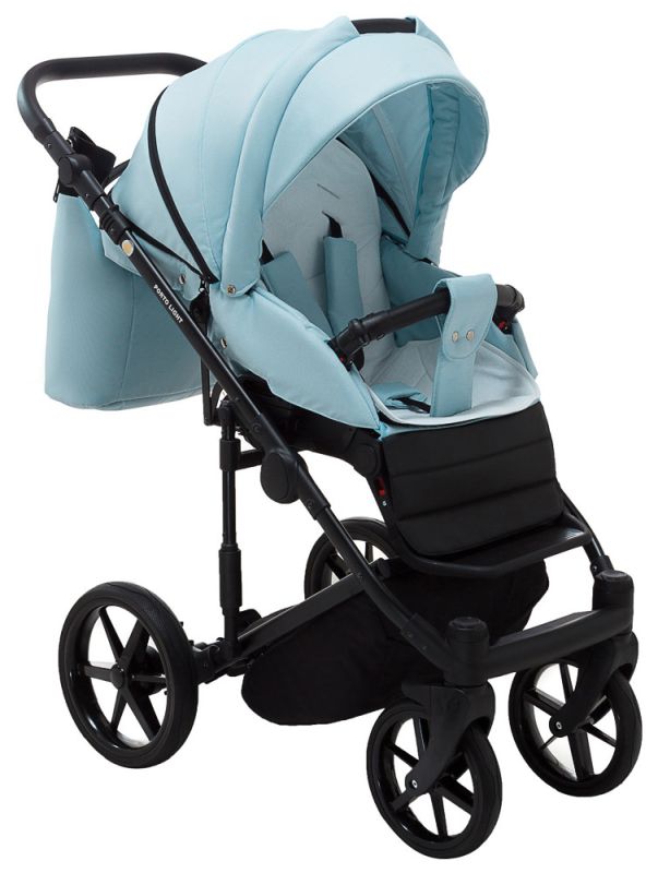 Коляска 2 в 1 Adamex Porto Light Tip TK-25 блакитний