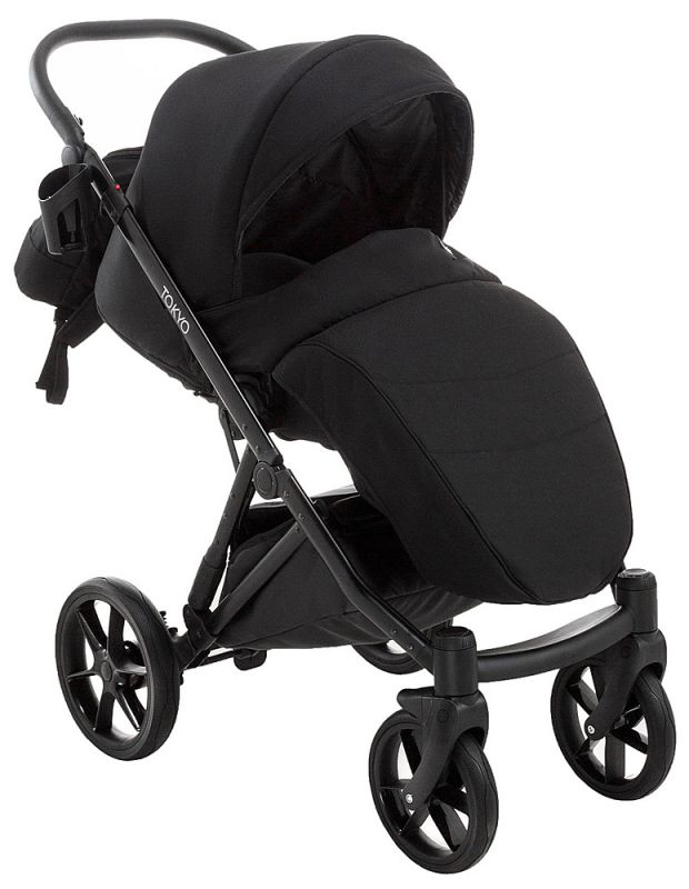 Коляска 2 в 1 Bair Tokyo Soft 2 черный