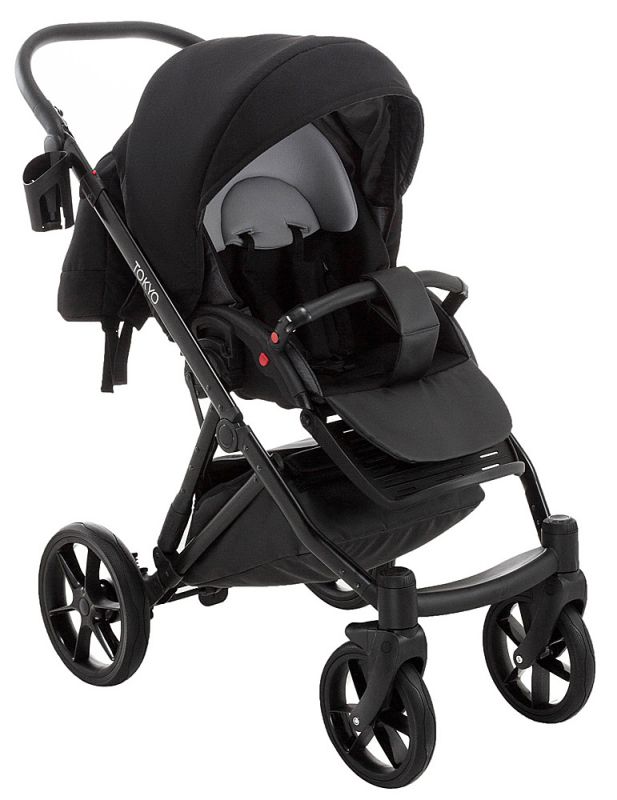 Коляска 2 в 1 Bair Tokyo Soft 2 черный