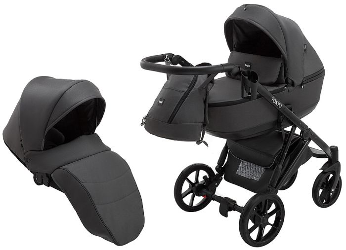 Коляска 2 в 1 Bair Tokyo Soft 37 графит